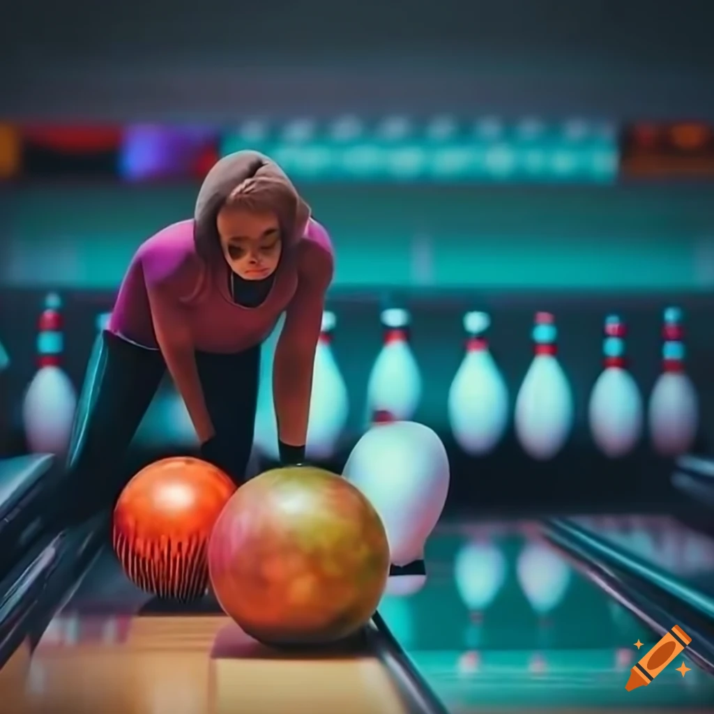 People enjoying bowling at a bowling center