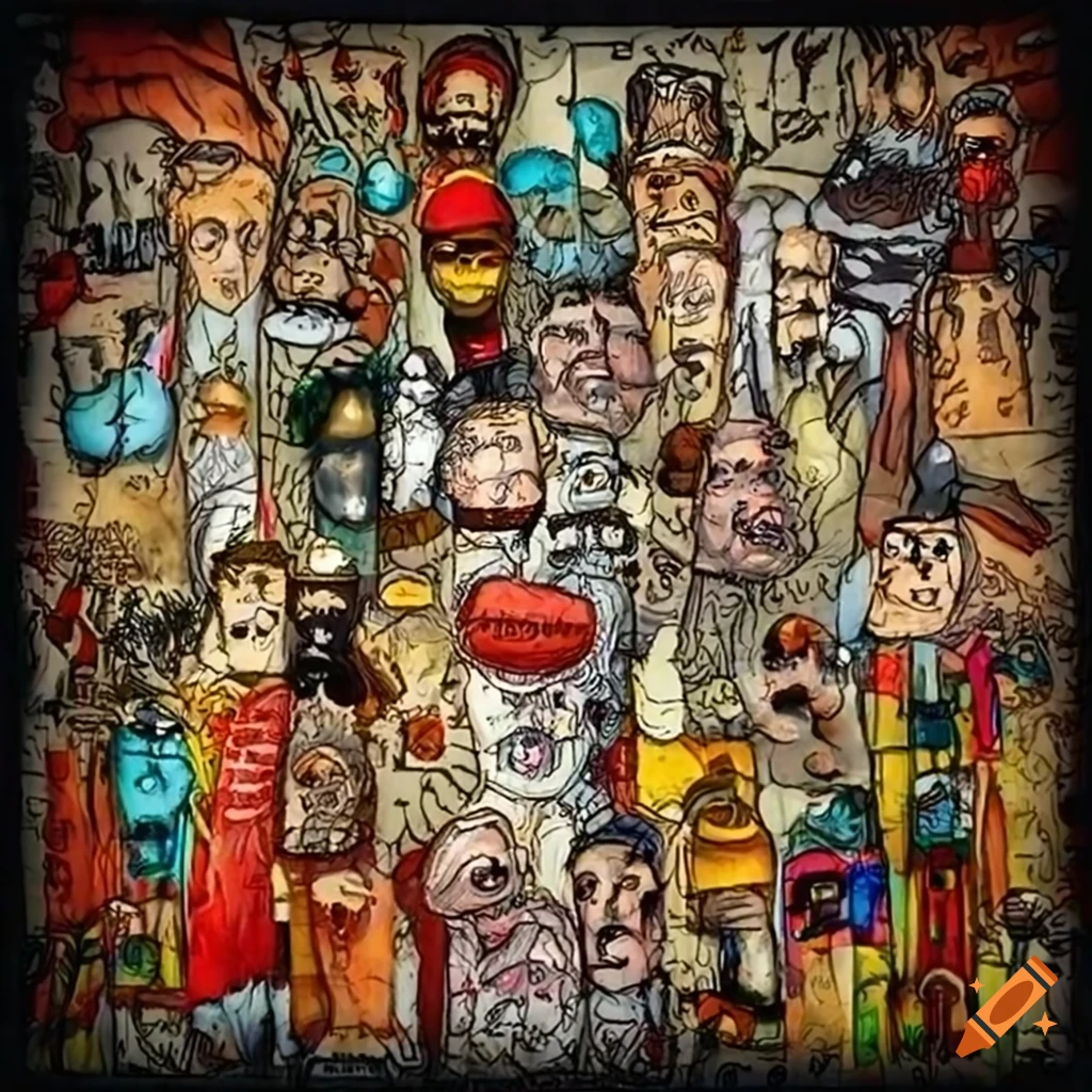 doodles of Breaking Bad characters