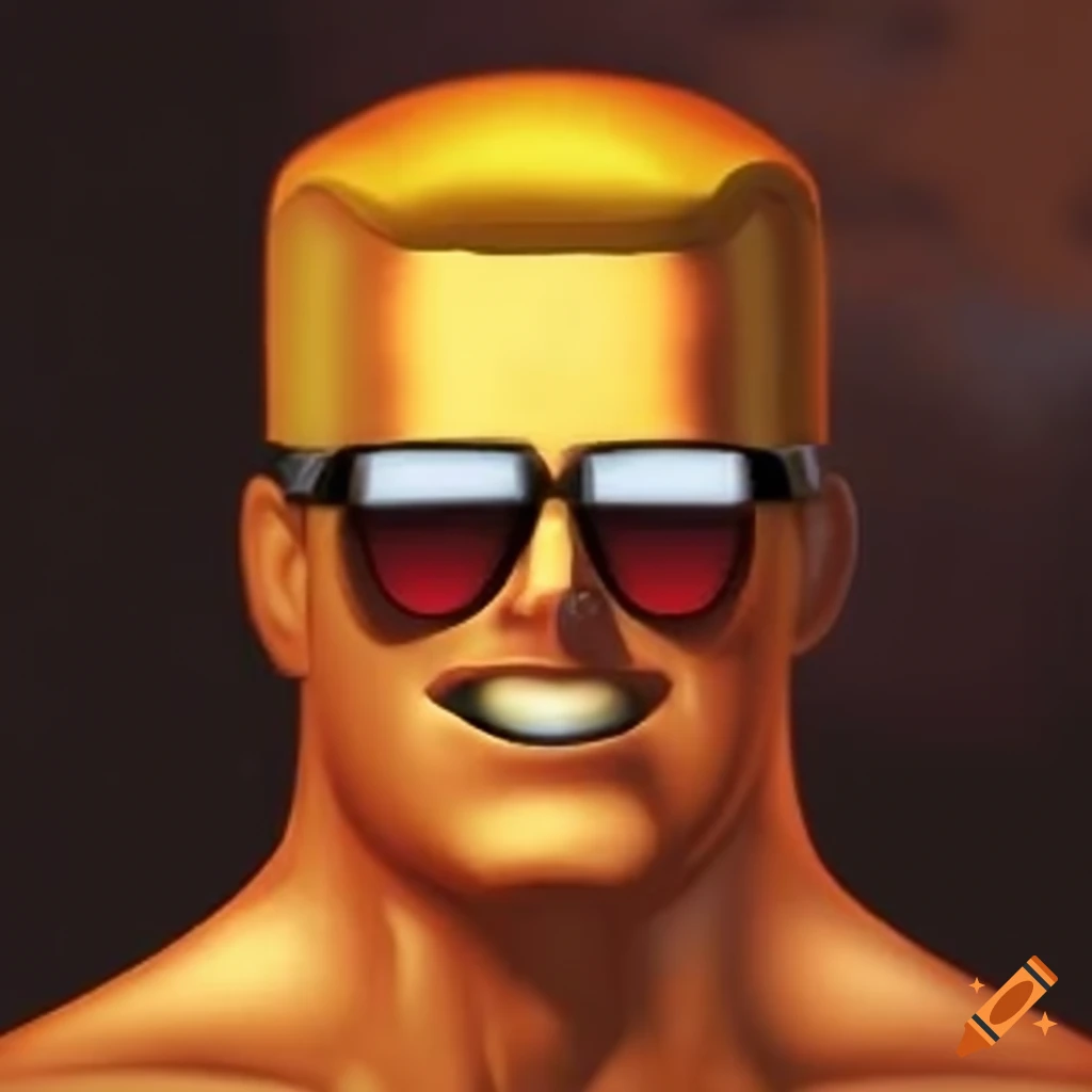 Duke nukem emoji on Craiyon