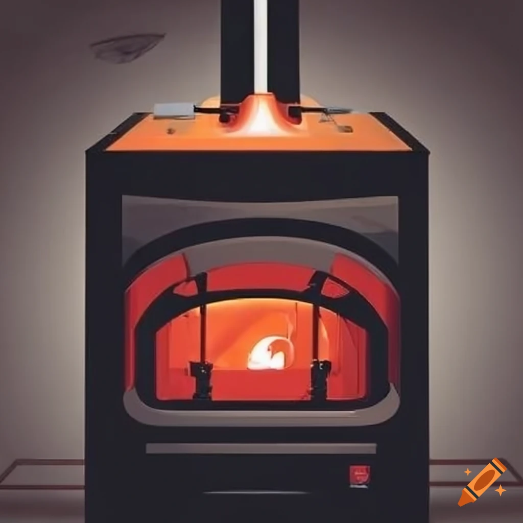 furnace in a basement