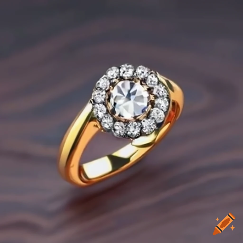 Vintage engagement ring with marvel's bucky barnes charm