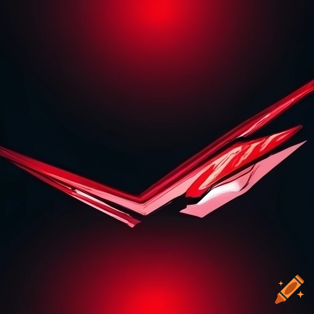Abstract black and red wallpaper for rog phone