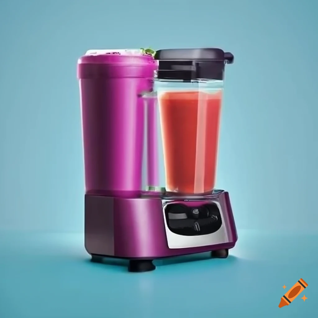 innovative smoothie mixer with touchscreen and mixed fruits