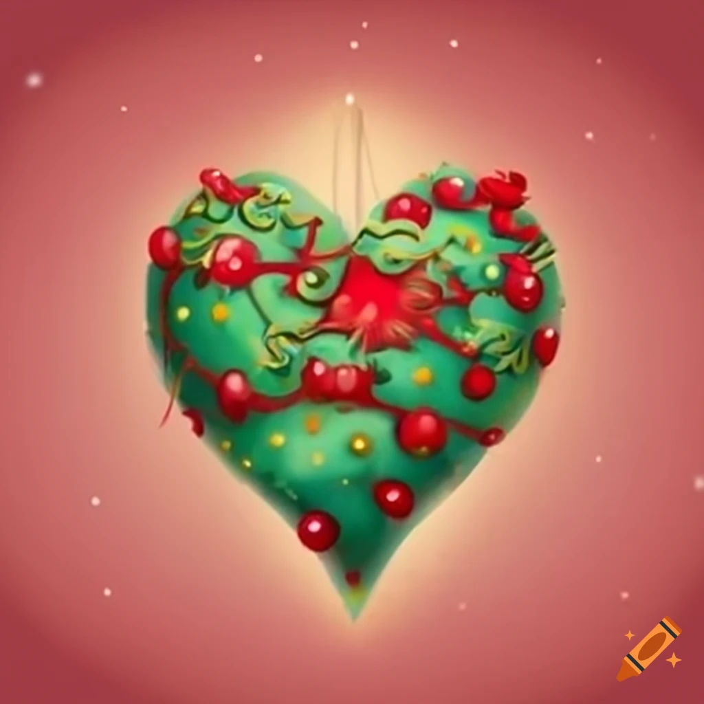 decorative Christmas heart