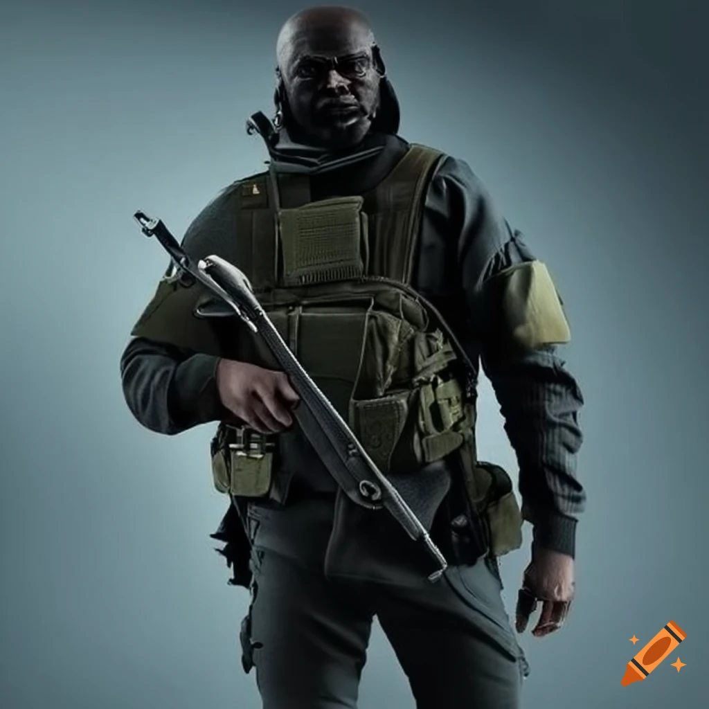 Image of a stylish hobo with tactical accessories