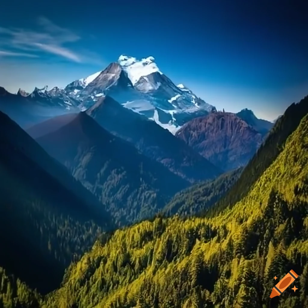 stunning view of a mountain