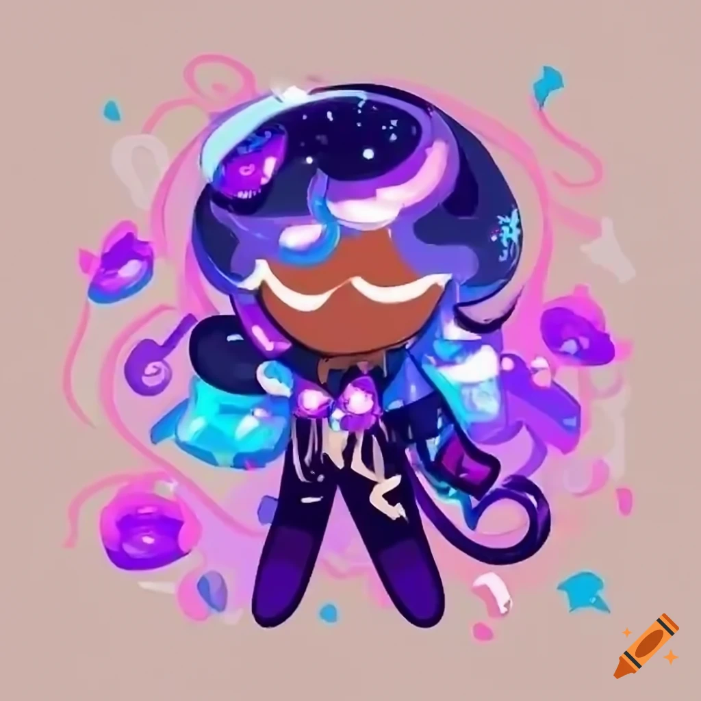 cosmic-themed male character from cookie run