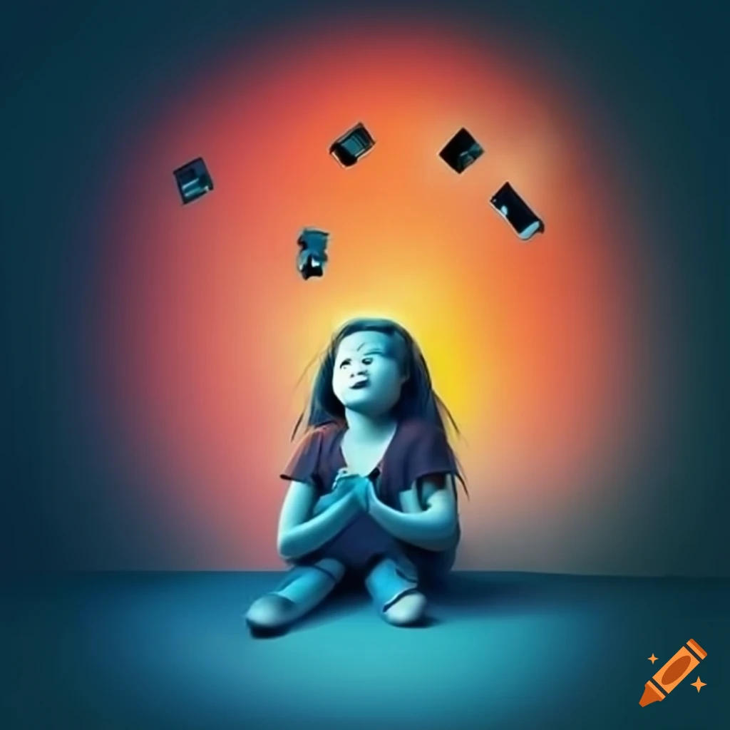 Poster raising awareness about cyberbullying