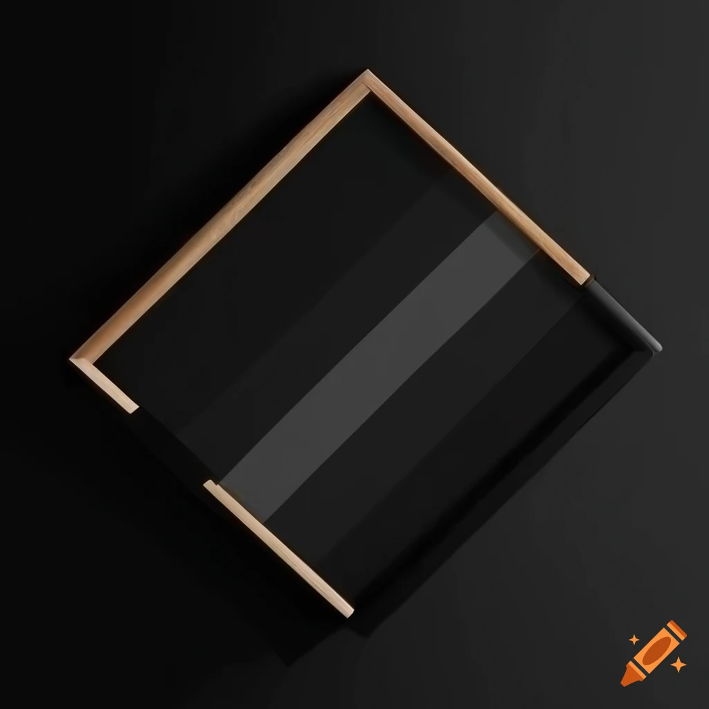 black Bauhaus poster with elegant design