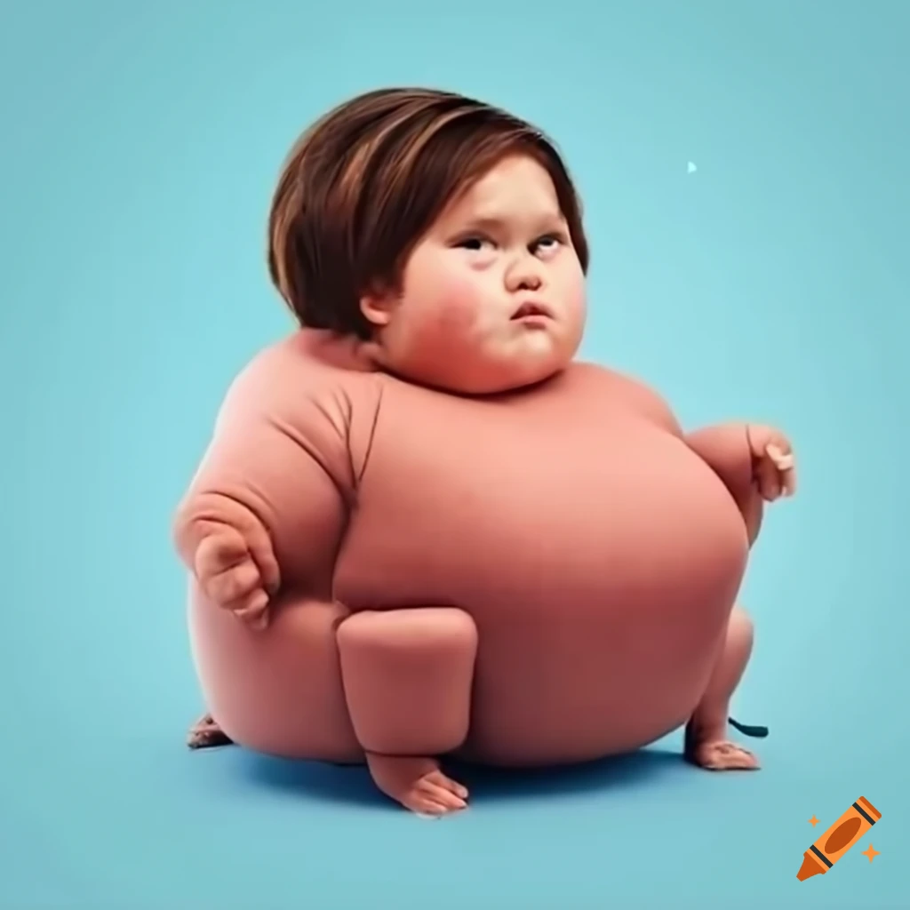 Funny image of a kid burping on a recliner on Craiyon