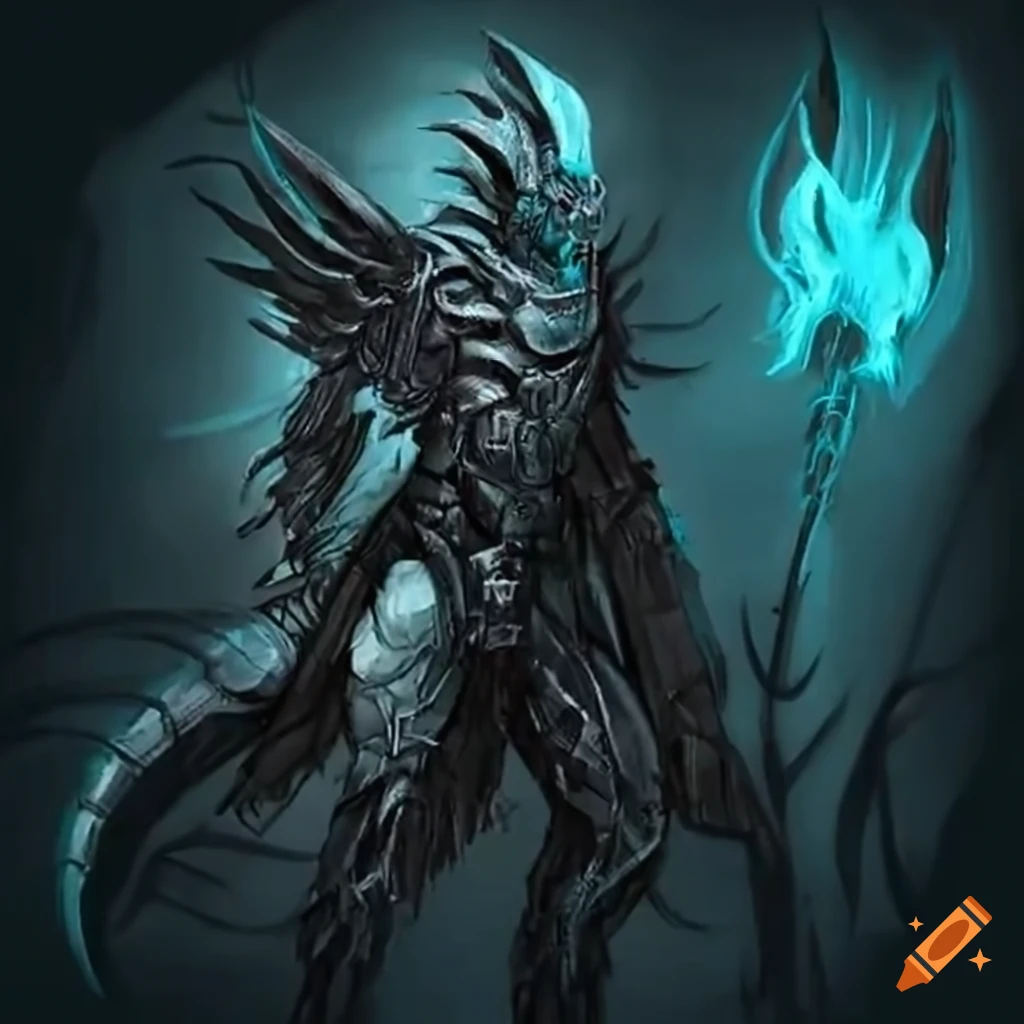 cybernetic dragon armored warriors battling