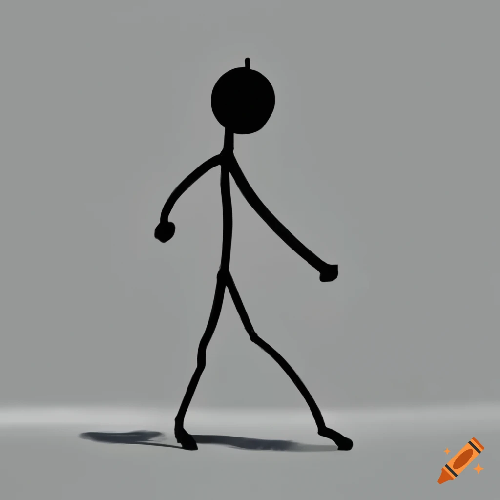 Stickman walking