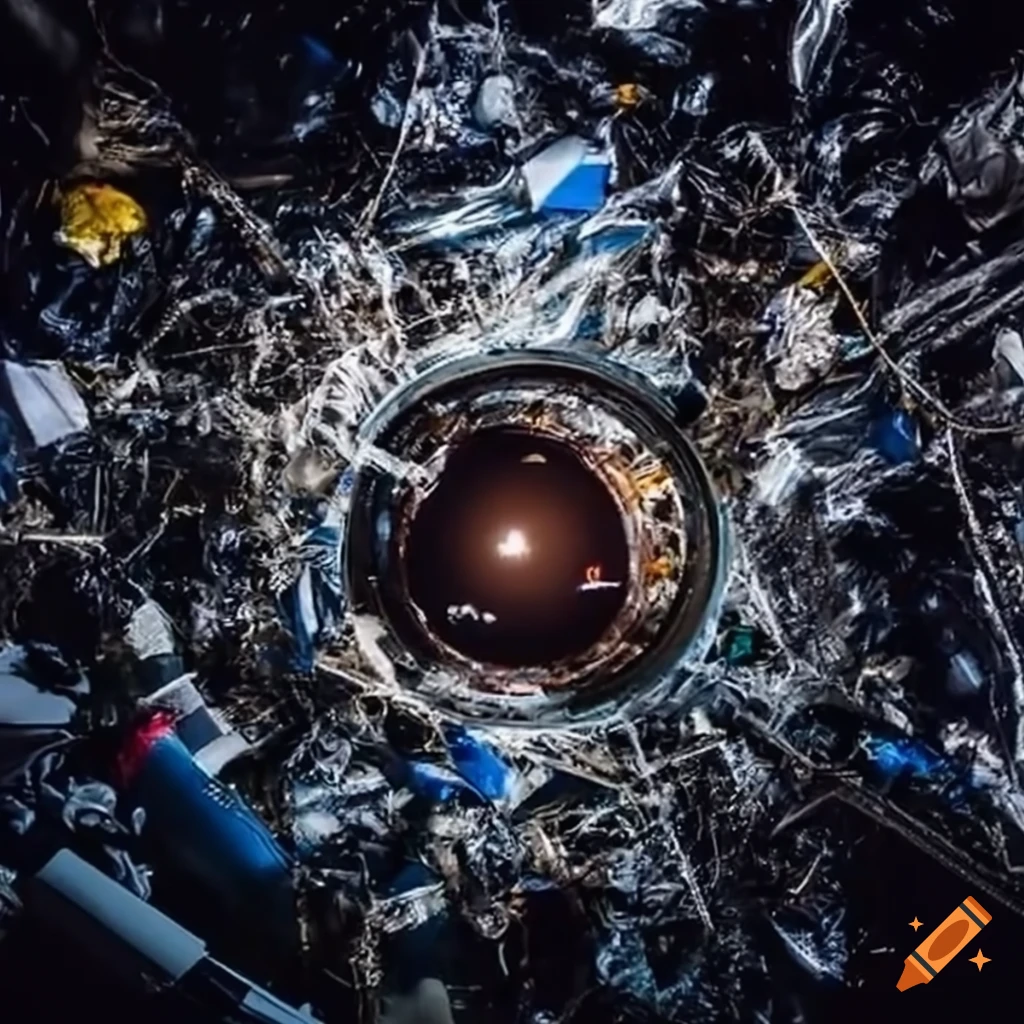 Trash being launched into space