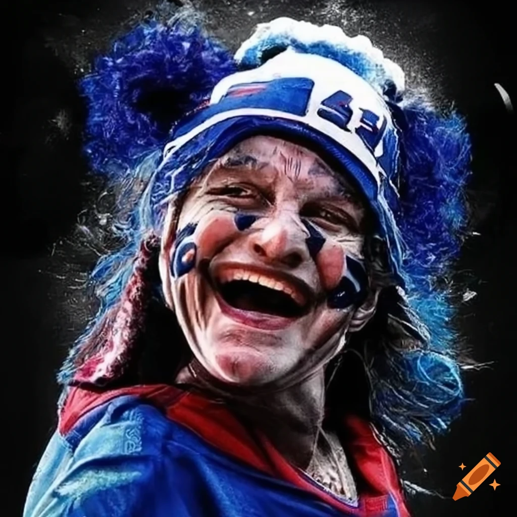 image of a passionate Bills football fan