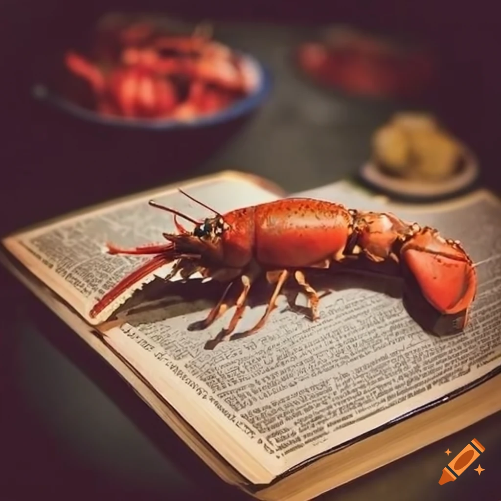 Lobster on a bible