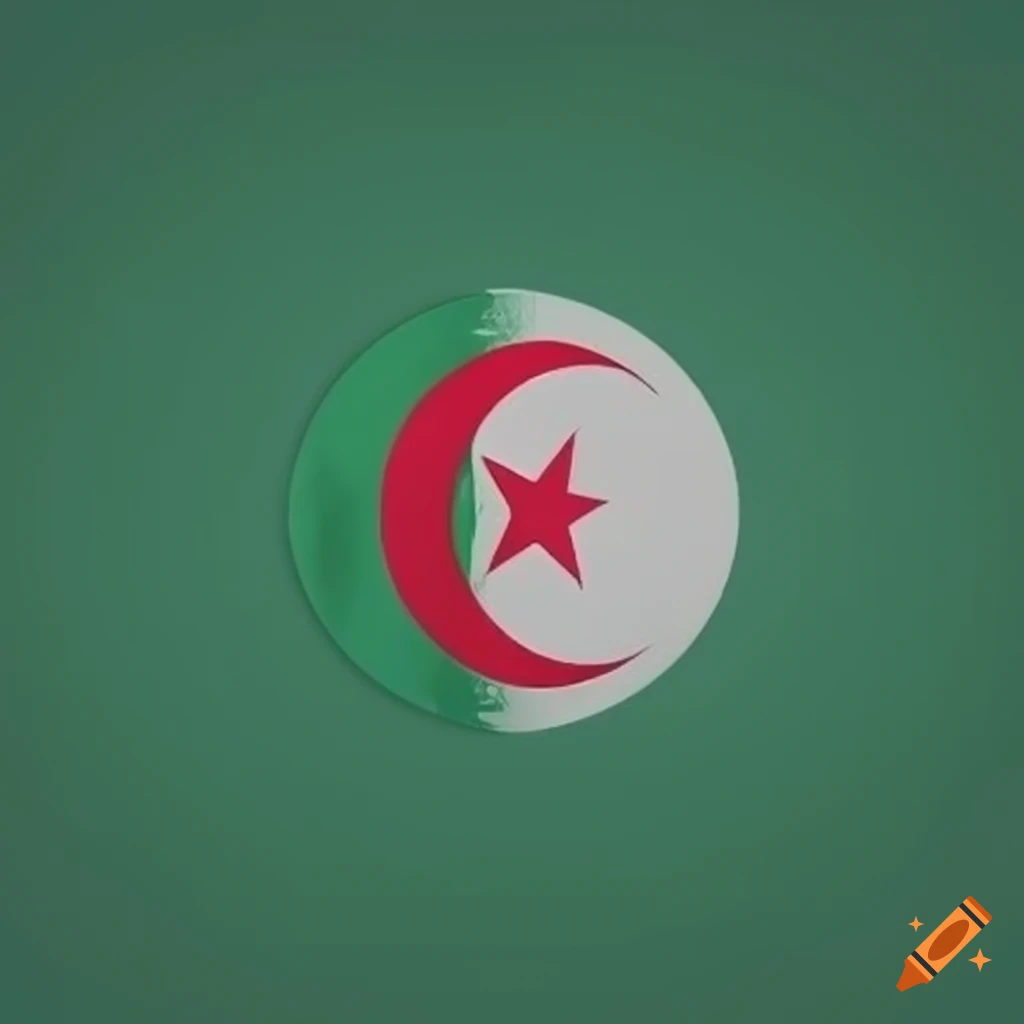 collaborators with Algerian flag in the background