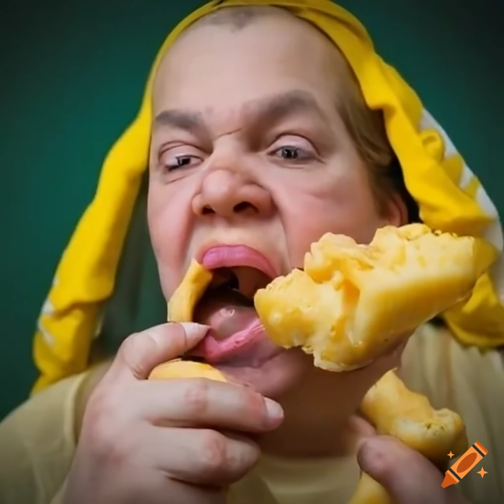 green-bay-packers-fan-enjoying-cheese-curds-on-craiyon