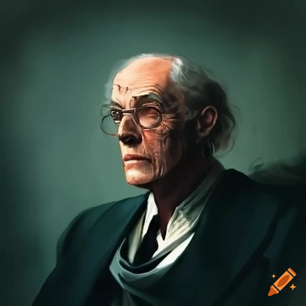 Portrait of an older psychoanalyst on Craiyon