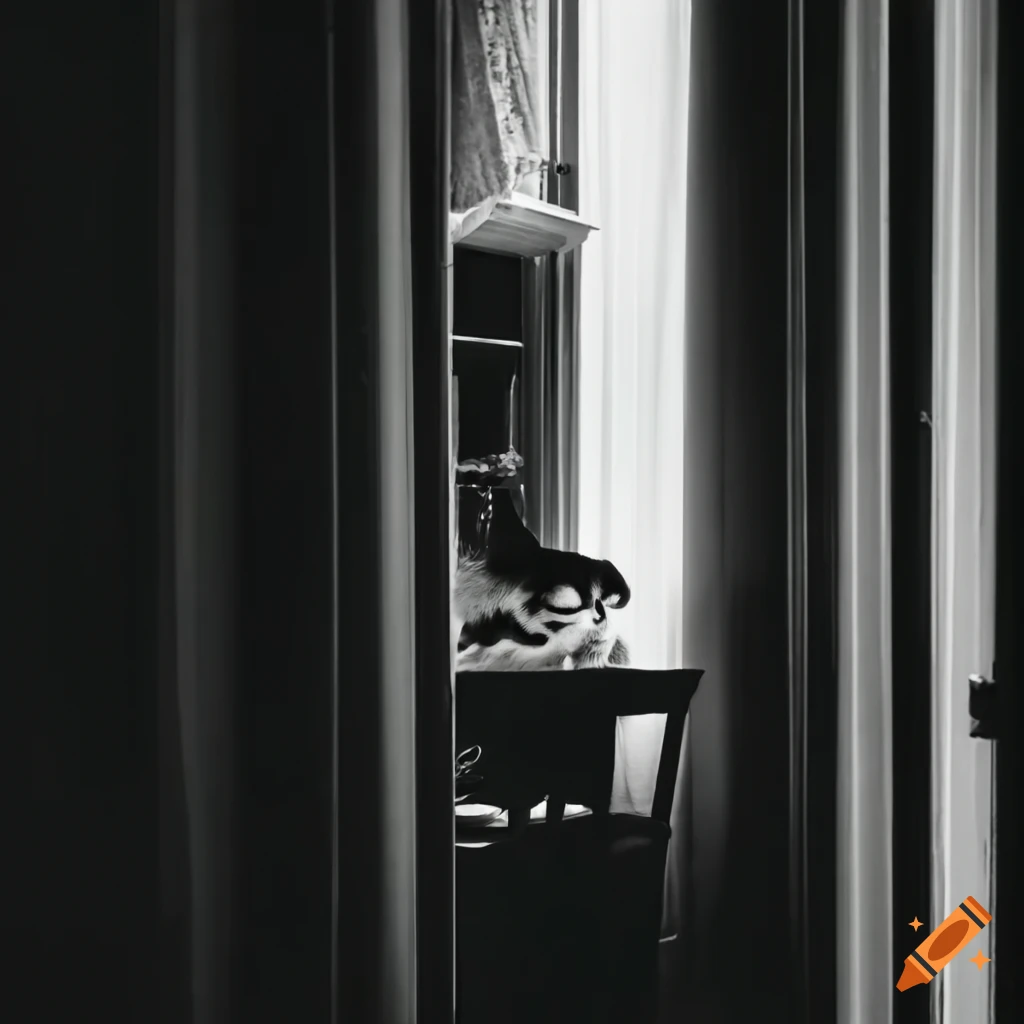 Cat in a new york city apartment on Craiyon