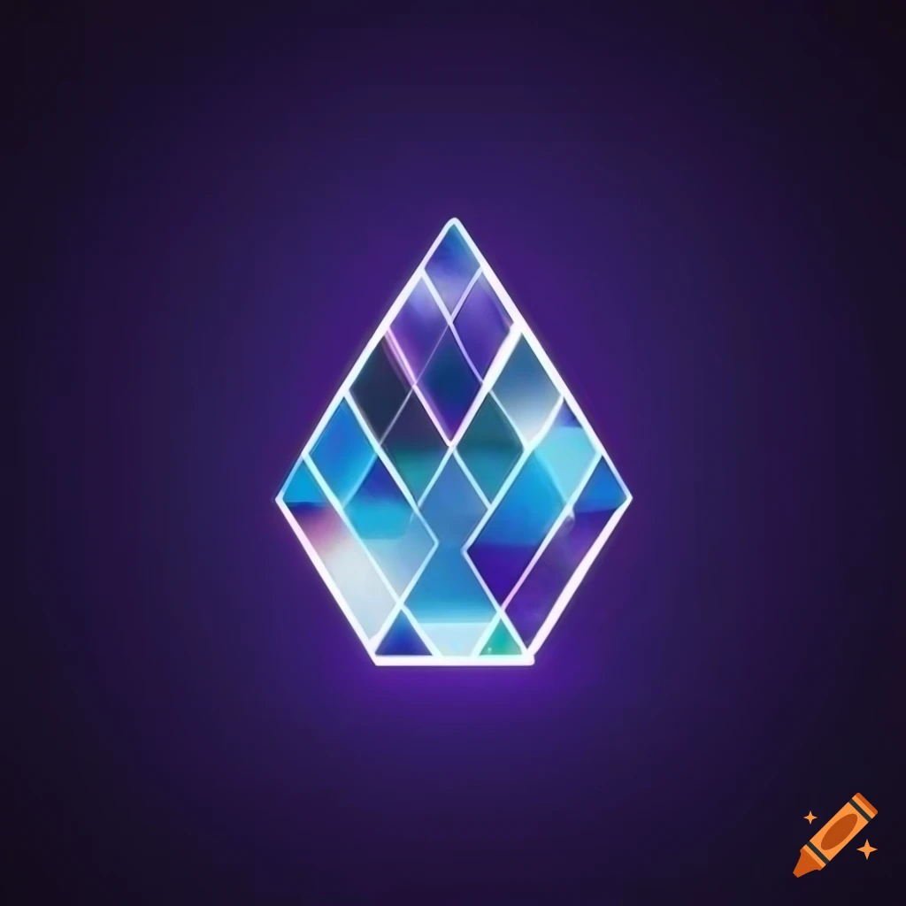 Elegant Crystal Logo Design On Craiyon
