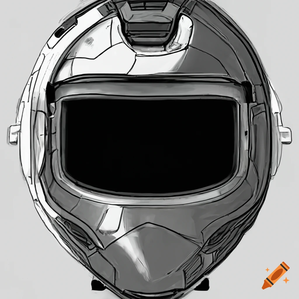 futuristic spherical helmet with goggles