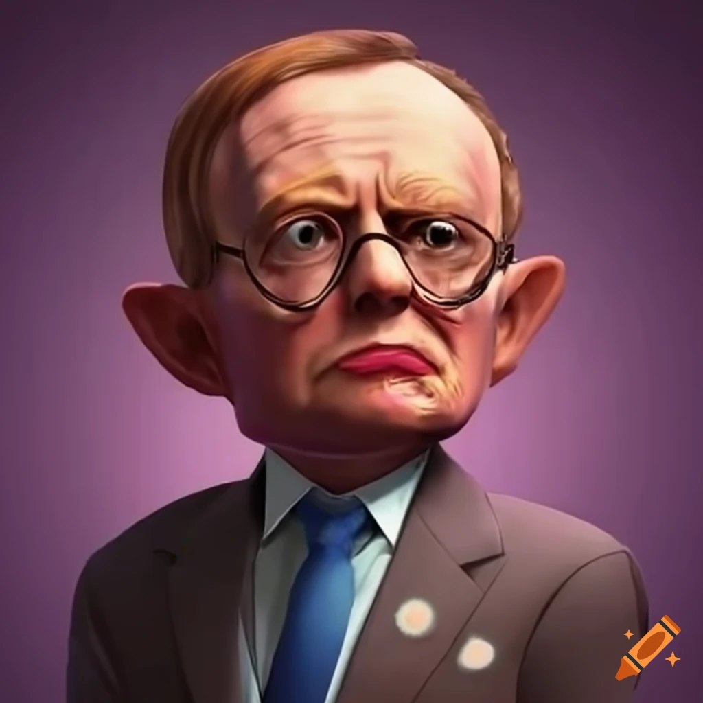 funny game character inspired by a famous politician