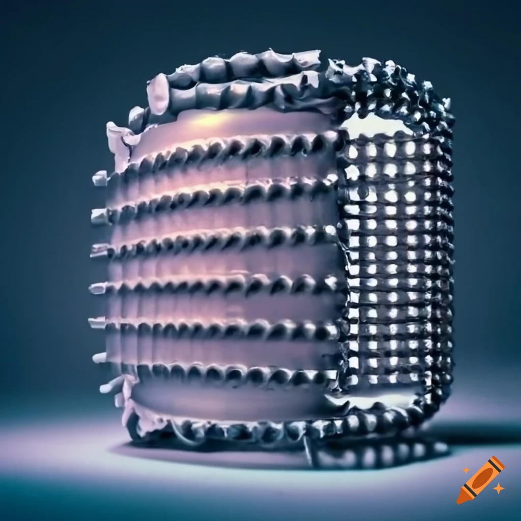 3D printed metal heat exchanger with gyroidal lattice structure