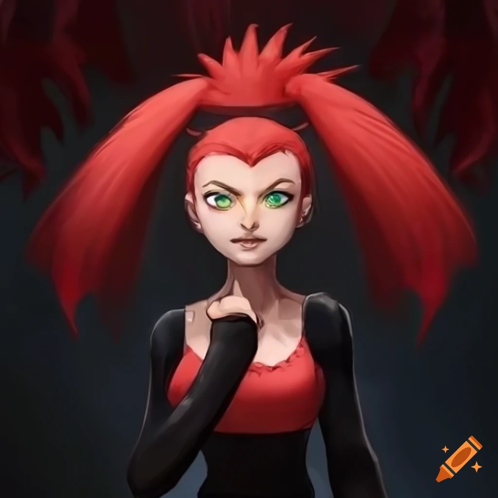 Artwork Of Flannery From Pokemon As A Powerful Evil Goddess On Craiyon 4305