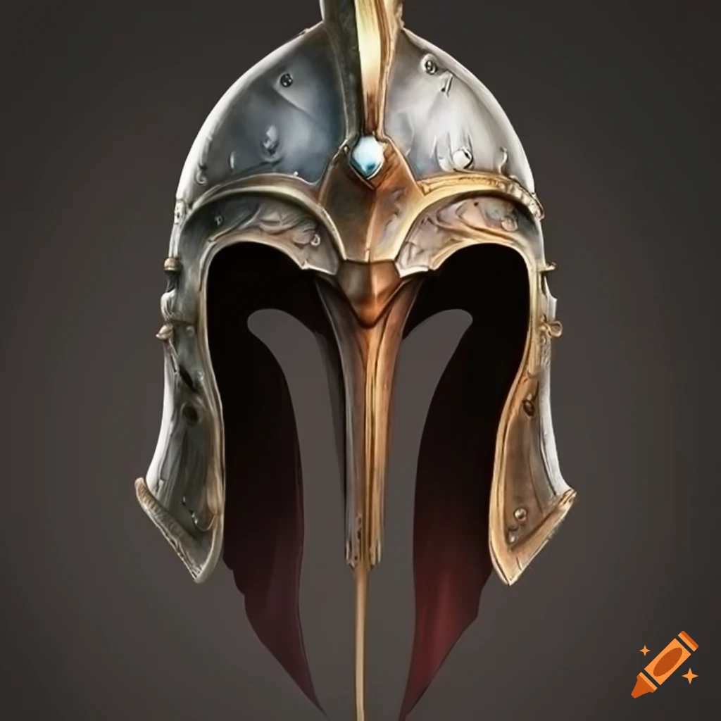 Fantasy helmet illustration