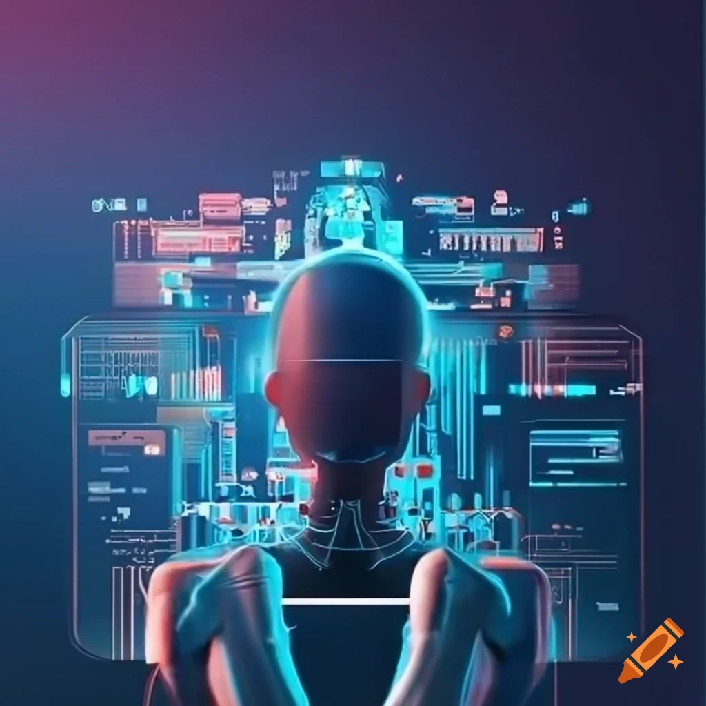 poster promoting AI recruitment website for human resources