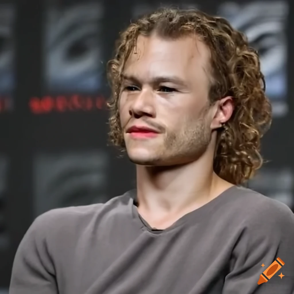 Heath ledger at new york comic con panel