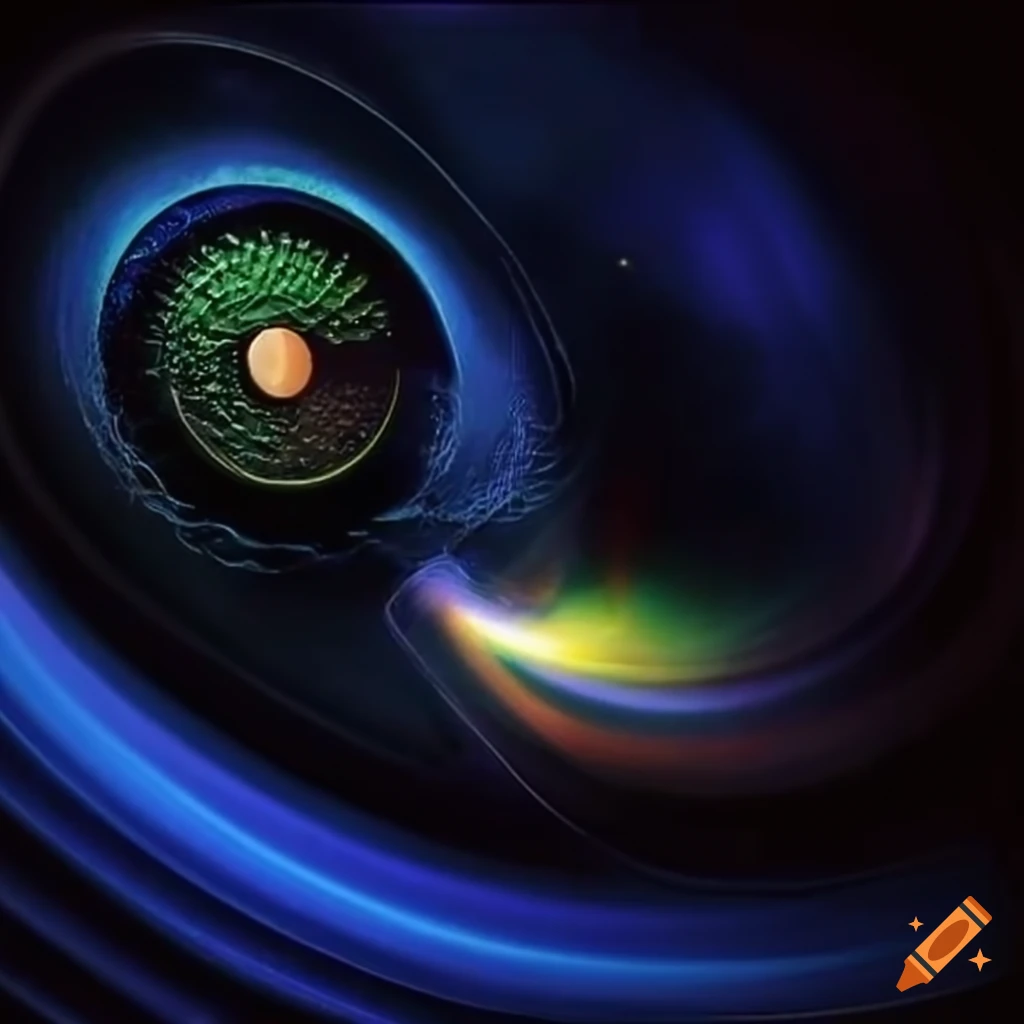 Graphic representation of the origin of sound on Craiyon