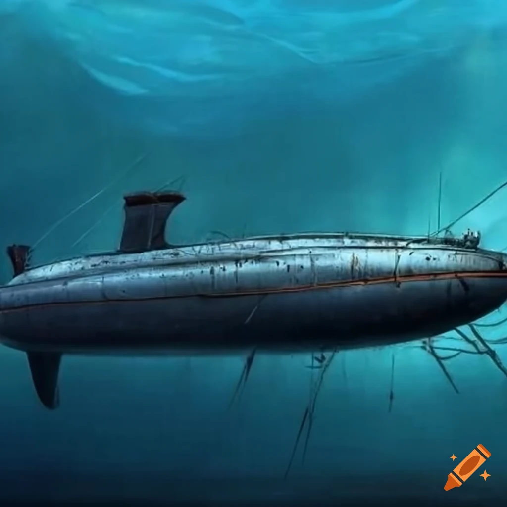 metal submarine for transportation