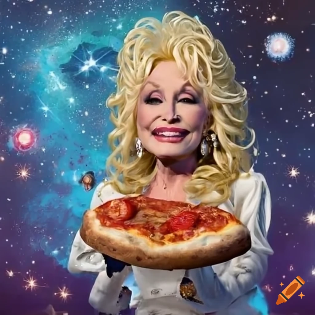 dolly-parton-riding-a-pizza-slice-in-space-on-craiyon