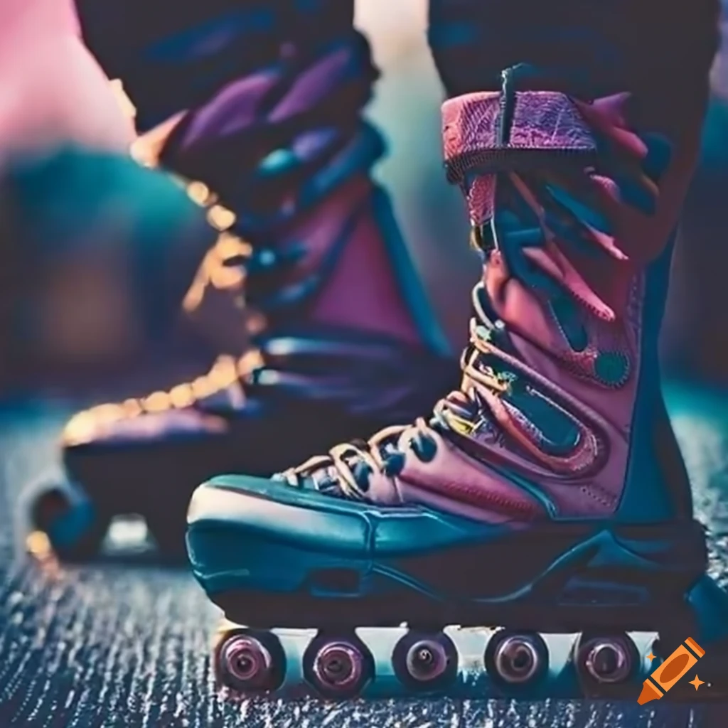Rollerblading boots with tactical design