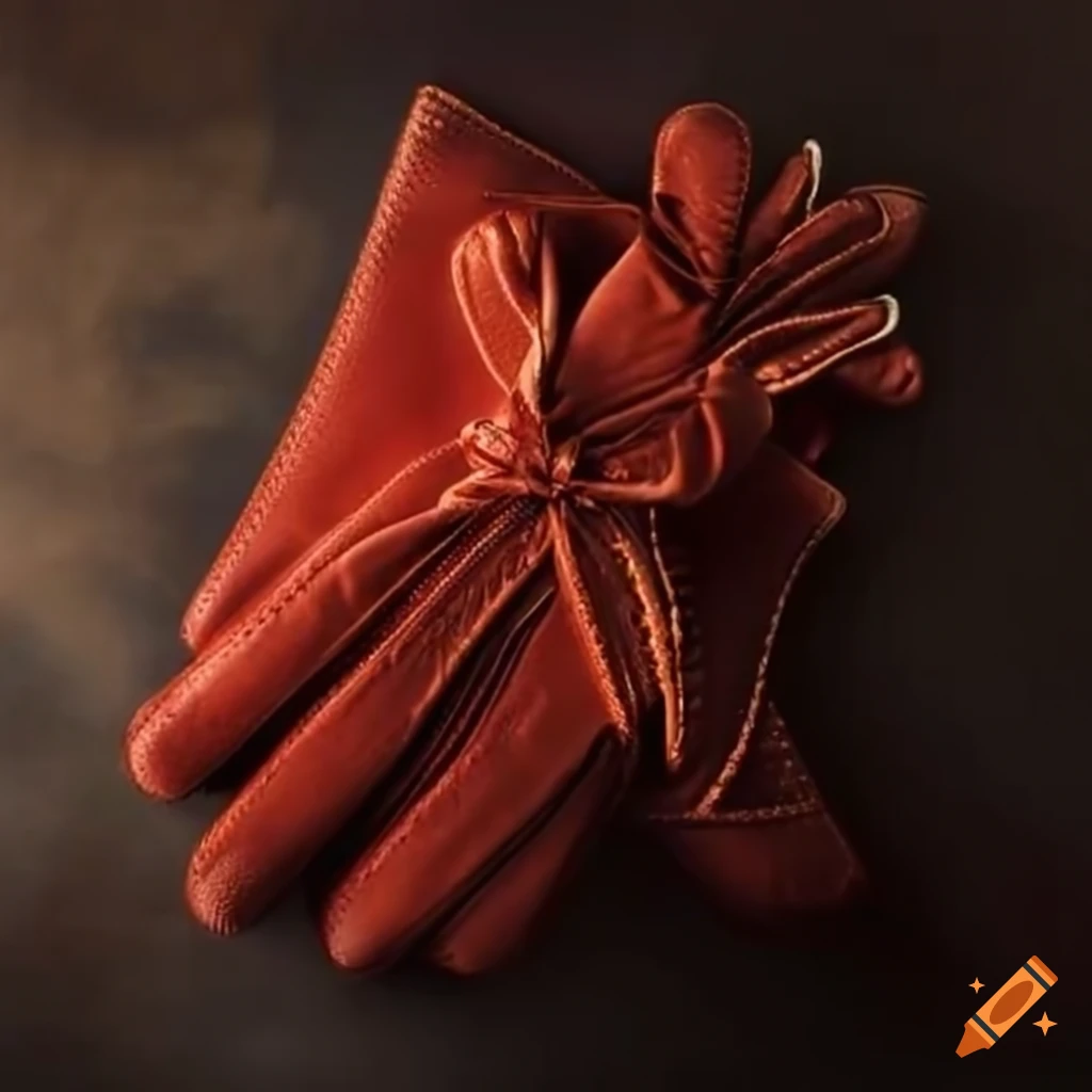 luxury leather gloves for Christmas gift card