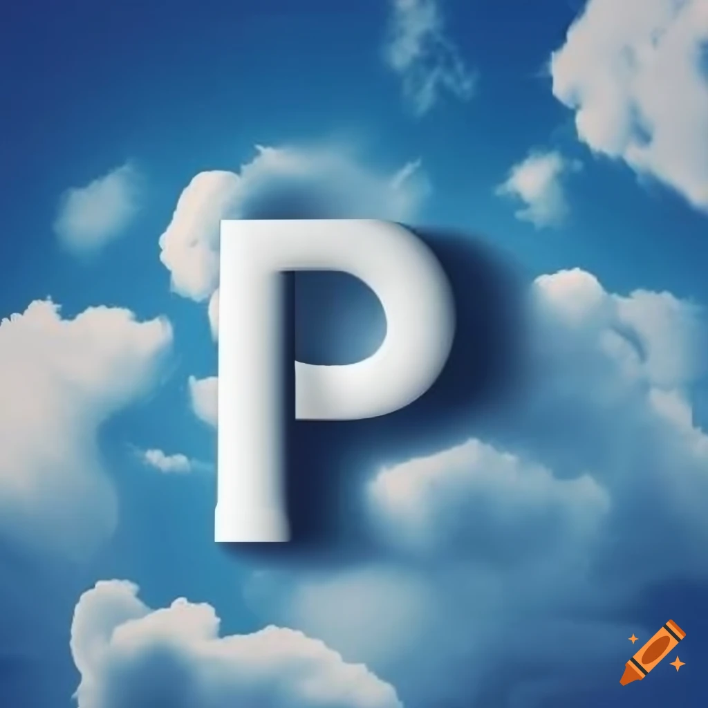profile picture with a white letter P in the sky