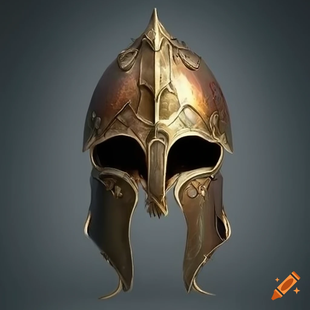 Fantasy helmet illustration