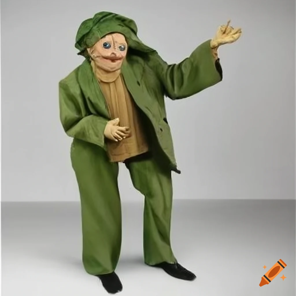 Lifesize puppet of a sesame street character