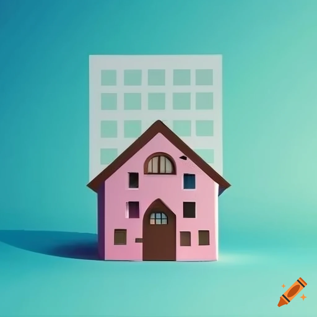 calendar with a house illustration