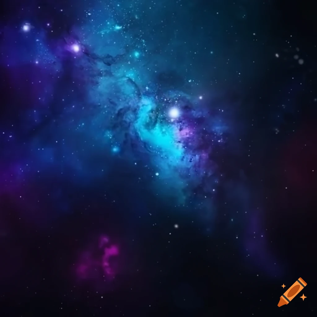 Background of a galaxy pong