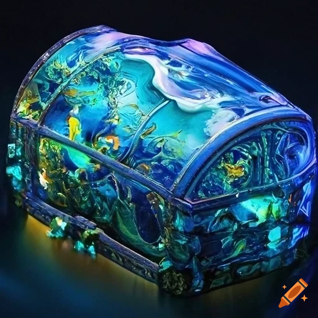 Intricate and surreal marble sculpture