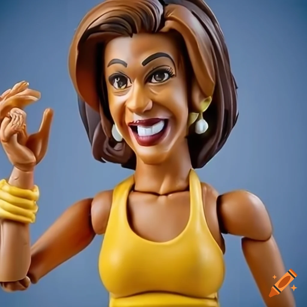 Hoda kotb heroic action figure on Craiyon