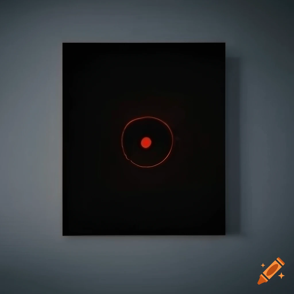 elegant black Bauhaus poster