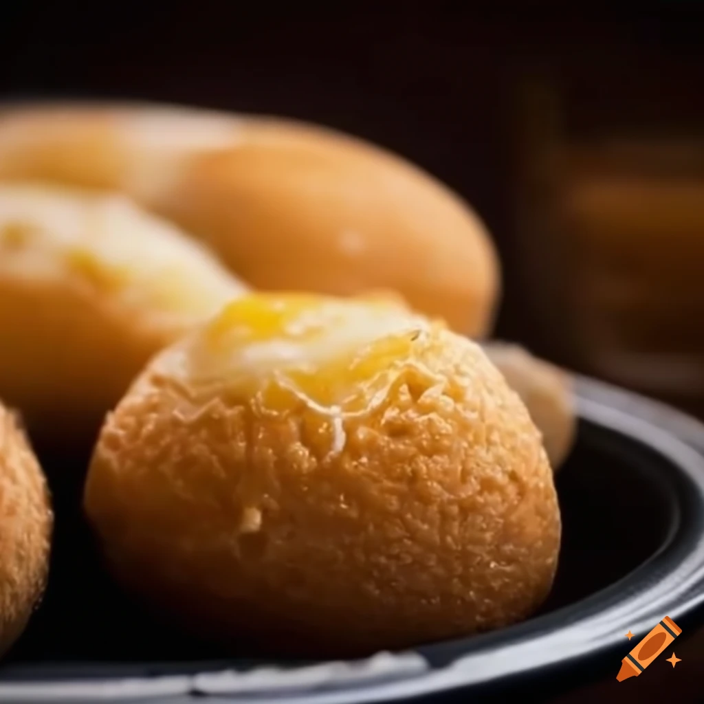 image of a chouquette with melted cheese