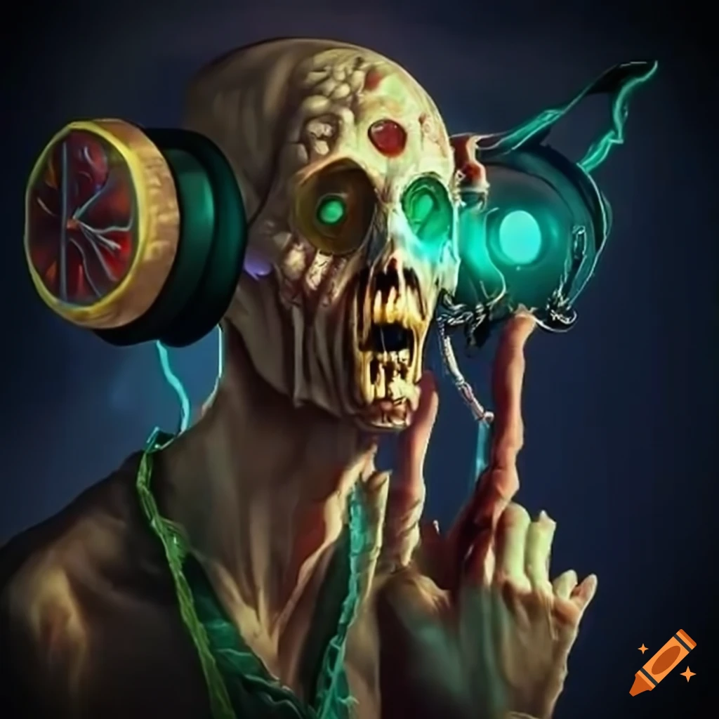 hermit with a videogame headset