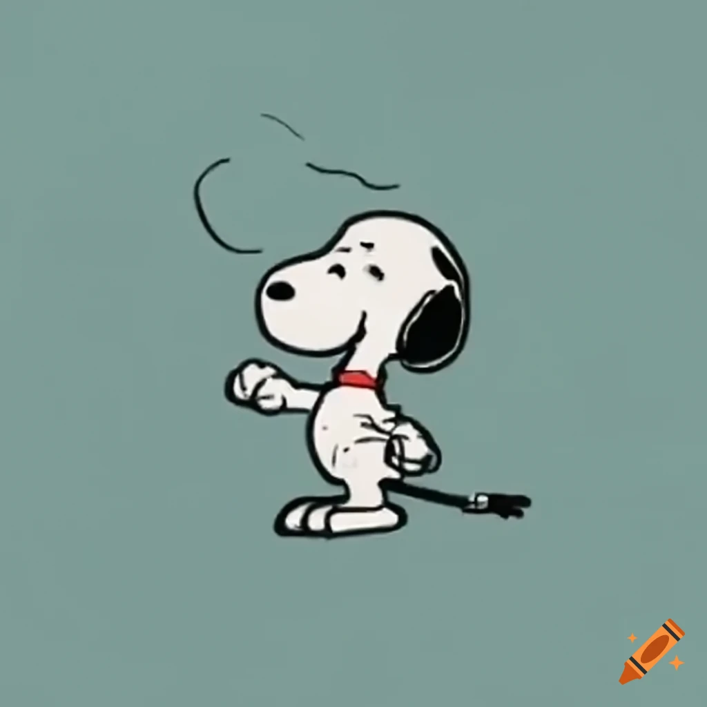 Snoopy spinning like a helicopter