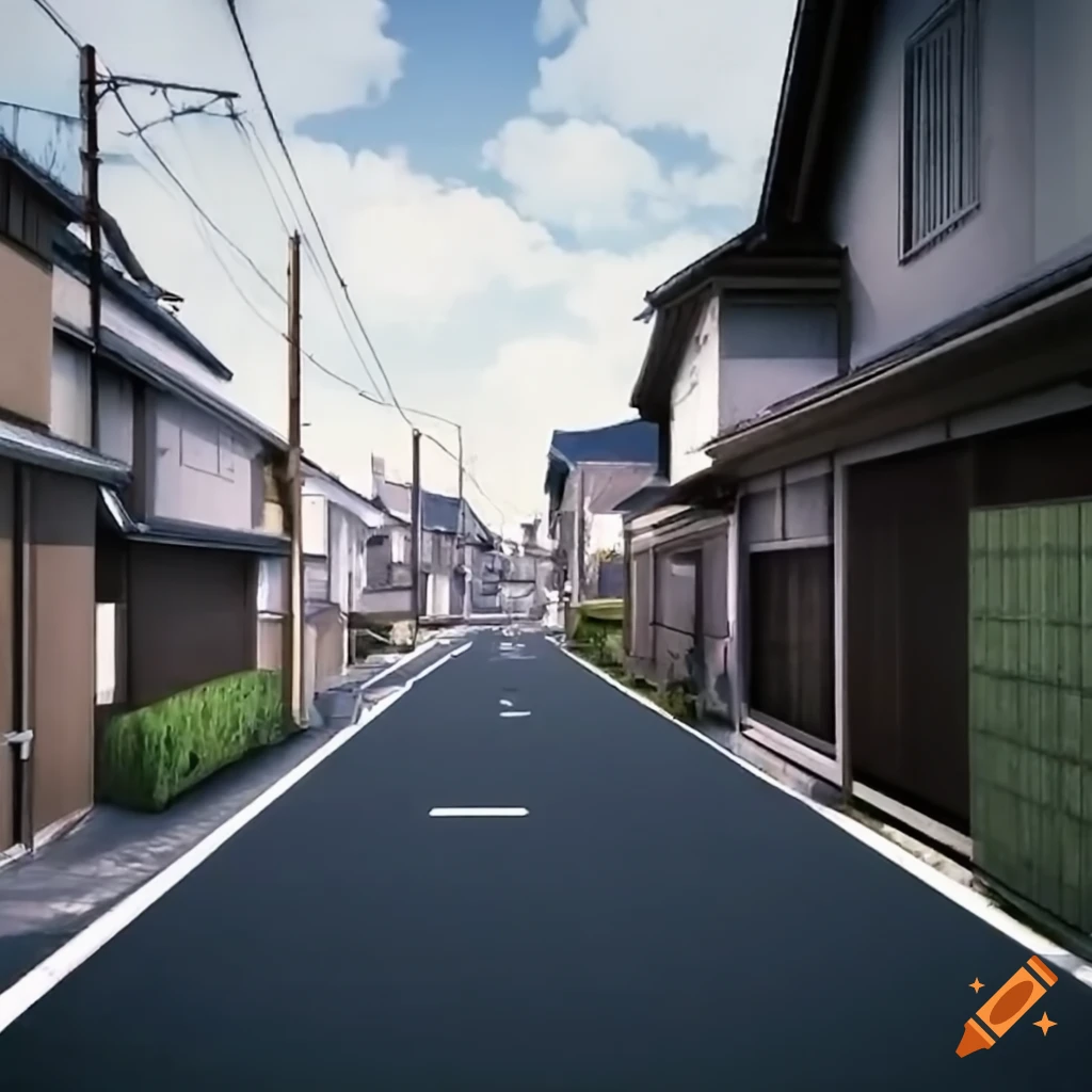 residential area in Japan