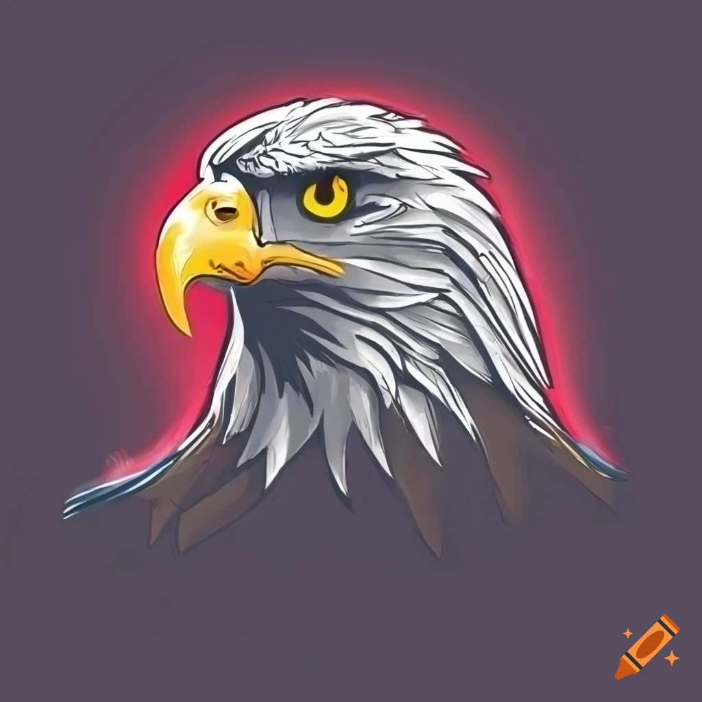 eagle illustration inspired by Philadelphia Eagles logo