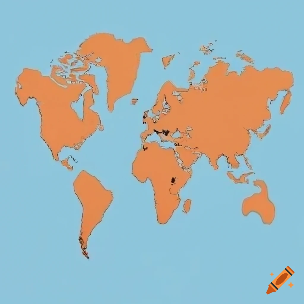 world map with highlighted Dubai, Sharjah, Saudi Arabia, Qatar, and Kenya